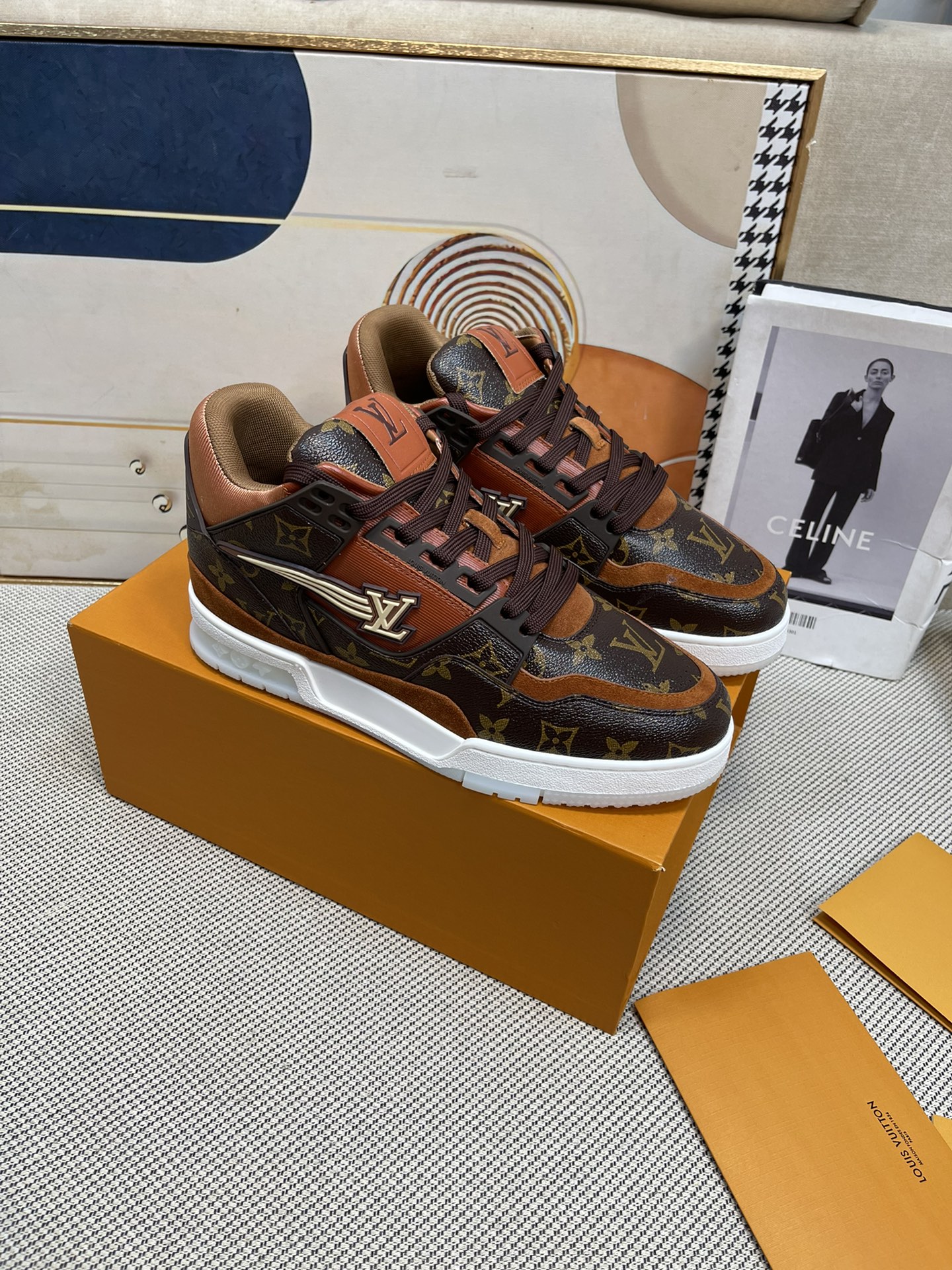 Lv Trainer Sneaker 103