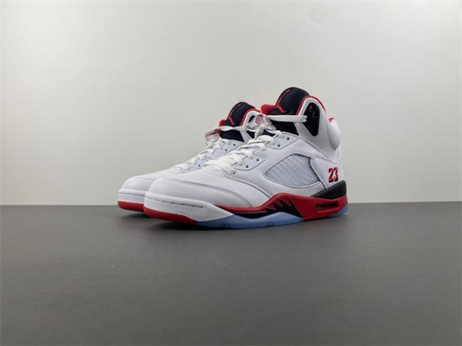 Air Jordan 5 “Fire Red Black Tongue” HQ7978-101